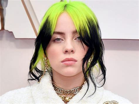 billie eilish new face